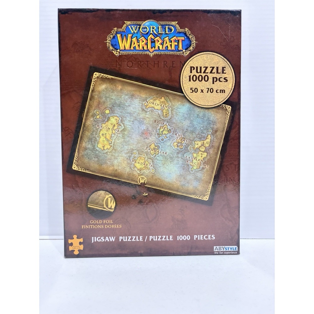 World of Warcraft 1000 Pcs Jigsaw Puzzle, 50 X 70 Cms, 2021 NEW Open Box